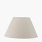 Seychelles 60cm Cream Slubby Cotton Empire Lampshade
