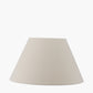 Seychelles 60cm Cream Slubby Cotton Empire Lampshade