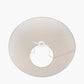 Seychelles 60cm Cream Slubby Cotton Empire Lampshade