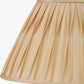 Garbo 25cm Gold Silk Mix Pinch Pleat Tapered Lampshade