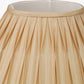 Garbo 25cm Gold Silk Mix Pinch Pleat Tapered Lampshade