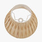 Garbo 40cm Gold Silk Mix Pinch Pleat Tapered Lampshade