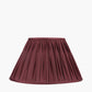 Garbo 40cm Mulberry Silk Mix Pinch Pleat Tapered Lampshade