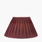 Garbo 45cm Mulberry Silk Mix Pinch Pleat Tapered Lampshade