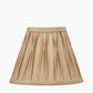 Garbo 20cm Gold Silk Mix Pinch Pleat Tapered Lampshade