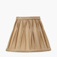 Garbo 20cm Gold Silk Mix Pinch Pleat Tapered Lampshade