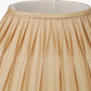Garbo 20cm Gold Silk Mix Pinch Pleat Tapered Lampshade