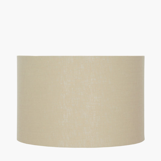 Lino 50cm Butterscotch Self Lined Linen Cylinder Lampshade