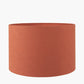Lino 25cm Cinnamon Self Lined Linen Cylinder Lampshade