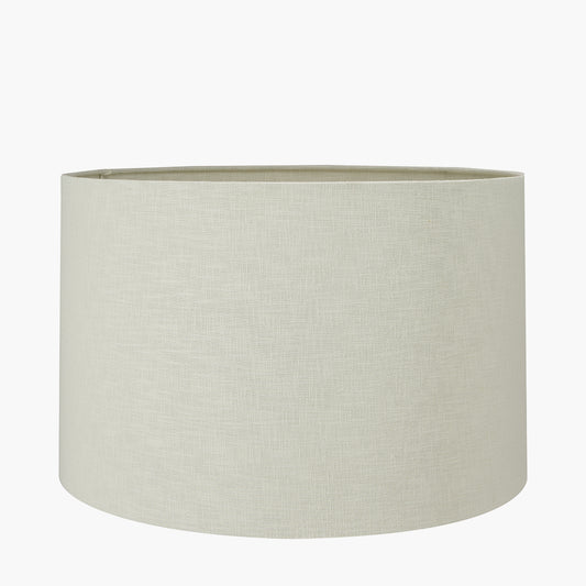 Lino 30cm Cream Self Lined Linen Cylinder Lampshade