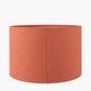 Lino 50cm Cinnamon Self Lined Linen Cylinder Lampshade