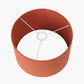 Lino 50cm Cinnamon Self Lined Linen Cylinder Lampshade