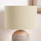 Lino 50cm Butterscotch Self Lined Linen Cylinder Lampshade