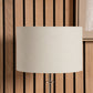 Lino 35cm Cream Self Lined Linen Cylinder Lampshade