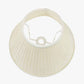 Bacall 40cm Almond Silk Knife Pleat Empire Lampshade