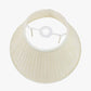 Bacall 45cm Almond Silk Knife Pleat Empire Lampshade