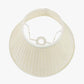 Bacall 45cm Almond Silk Knife Pleat Empire Lampshade