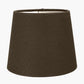 Piero Antique Bronze Metal Double Wall Light with Pelham 15cm Grey Handloom Tapered Candle Clip Lampshades