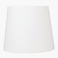 Piero Antique Bronze Metal Double Wall Light with Pelham 15cm White Handloom Tapered Candle Clip Lampshades