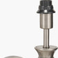 Salvatore Antique Silver Metal Double Wall Light with Pelham 15cm Taupe Handloom Tapered Candle Clip Lampshades