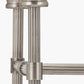 Salvatore Antique Silver Metal Double Wall Light