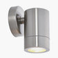 Lantana Brushed Steel Metal Fixed Spot Wall Light