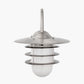 Centauri Brushed Steel Metal and Opaque Glass Wall Light