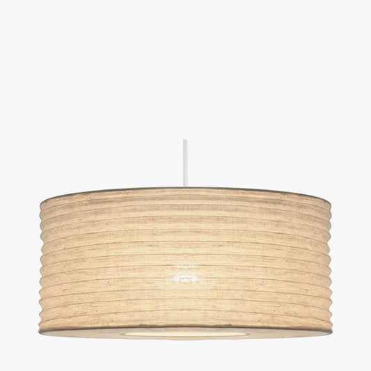 Patpong 50cm White Jute Easy Fit Pendant