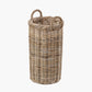 Tobs Grey Kubu Rattan Umbrella Basket