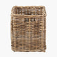 Tobs Grey Kubu Rattan Square Storage Basket
