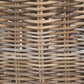 Tobs Grey Kubu Rattan Square Storage Basket