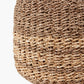 Tobs S/3 2-Tone Seagrass and Palm Leaf Natural Round Baskets