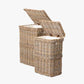 Tobs S/2 Grey Kubu Rectangular Linen Baskets