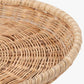 Natural Rattan Round Basket Tray