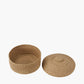 Tobs Seagrass Natural Lidded Round Basket