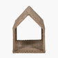 Tobs Grey Rattan House Dog Basket
