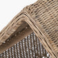 Tobs Grey Rattan House Dog Basket