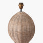 Raffles Large Rattan Cream Wash Table Lamp Base