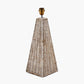 Seacomb Rattan Pyramid Table Lamp Base