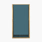 Brass Metal and Smoked Glass Panelled Square Hurricane Medium