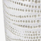 Alina White Stoneware Dot Design Vase
