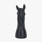 Black Metal Horse Head Ornament