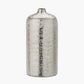 Silver Metal Hammered Vase Tall