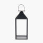 Black Stainless Steel and Glass Large Lantern