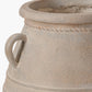 Grey Wash Fibrestone Decorative Vase with Handles