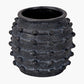 Black Bobble Fibrestone Decorative Planter