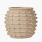 Cream Bobble Fibrestone Decorative Planter Large