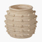 Cream Bobble Fibrestone Decorative Planter