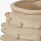 Cream Bobble Fibrestone Decorative Planter
