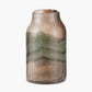 Valtellina Brown and Green Glass Vase